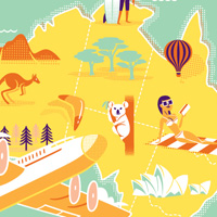 Create a Retro Style, Airline Destination, Travel Poster – Vector Premium Tutorial