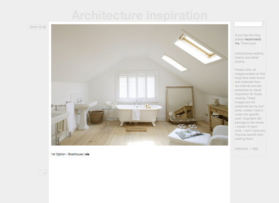 Architectureinspiration in 