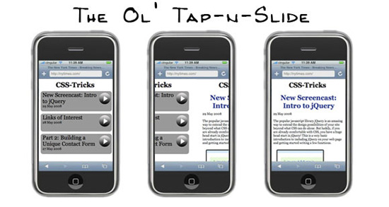 Slickmobileinterface in 