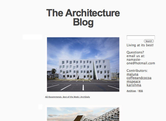 Thearchitectureblog in 