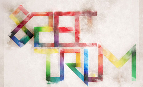 Abstract-typographic-poster in 