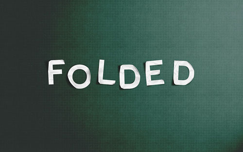Folded in 