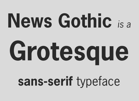 1-grotesquesansserif in 