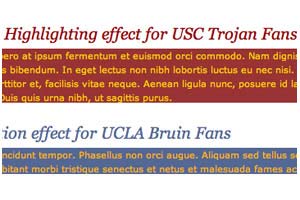 css3 using selection pseudo-classes